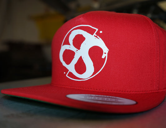 'BentSymbol' Design - Hat (red/white)