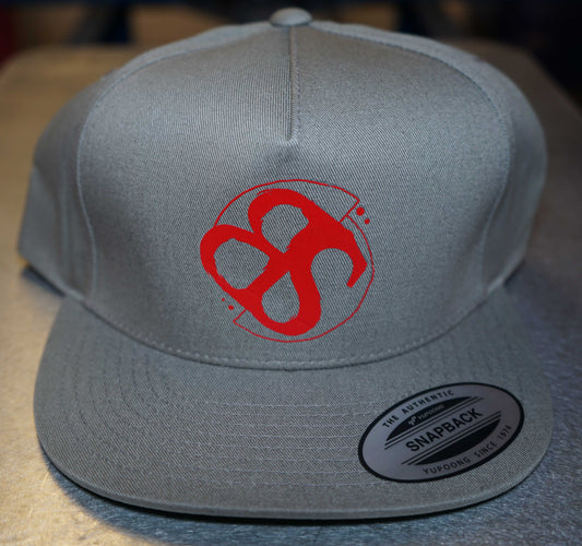 'BentSymbol' Design - Hat (grey/red)