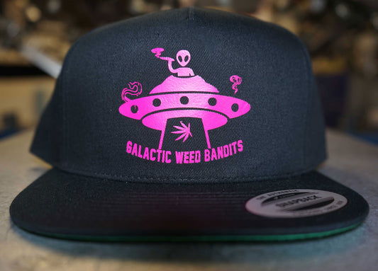 'Galactic Weed Bandits' (Flo-Pink) Design - Hat