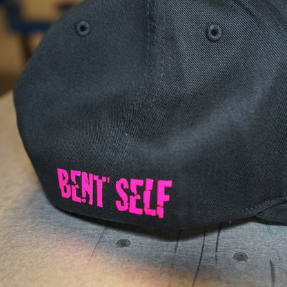 Bent Self 'Galactic Weed Bandits Solo Alien' (Snapback Hat) blk with flo-pink