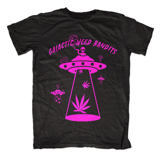 "Galactic Weed Bandits" - Flo-Pink - Design T-shirt
