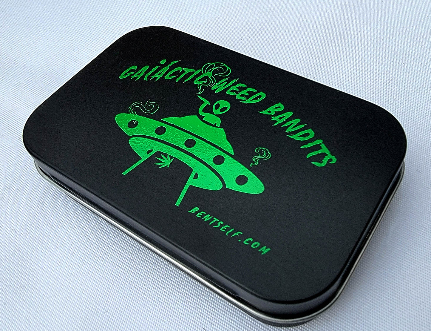 Alien Stash Tin - (Galactic Weed Bandits)