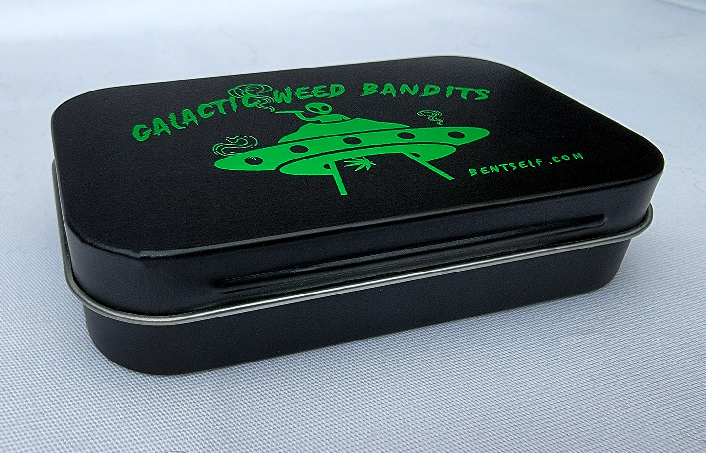 Alien Stash Tin - (Galactic Weed Bandits)