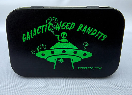 Alien Stash Tin - (Galactic Weed Bandits)